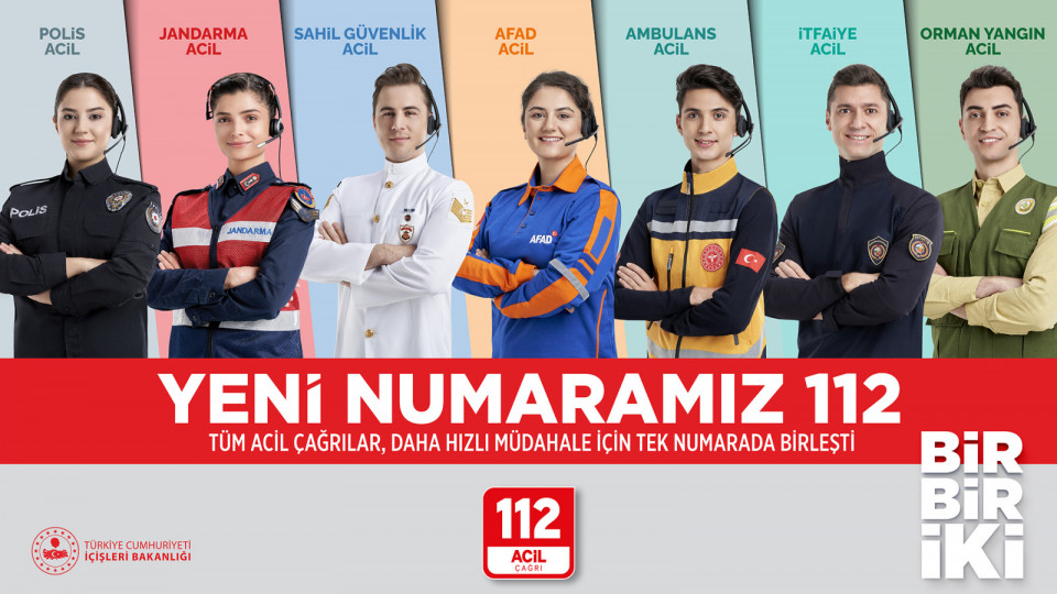 Türkiye emergency number 112