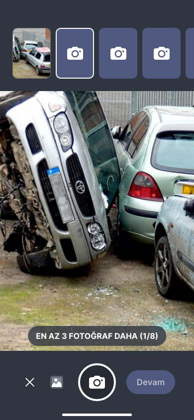 Adding a photo of the accident scene