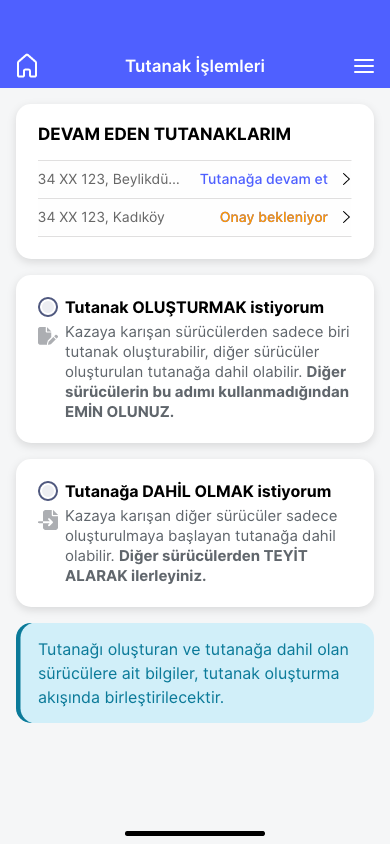 Sigortam360 report actions